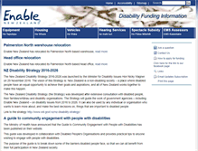 Tablet Screenshot of disabilityfunding.co.nz